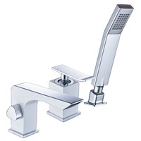 Смеситель для ванны Lemark Contest LM5845CW, хром/белый LM5845CW