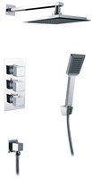 Душевая система Timo Tetra-thermo 2-х режимная с термостатом (SX-0179/00SM chrome) SX-0179/00SM