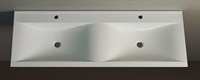 Раковина RAVAL Pulsus Twins 140 белая Pul.08.140/W (Pul.08.140/W) Pul.08.140/W