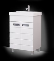 Тумба RAVAL Kub 50 напольная белая Kub.01.50/N/W (Kub.01.50/N/W) Kub.01.50/N/W