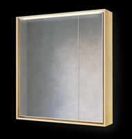 Зеркало-шкаф Frame 75 Дуб сонома с подсветкой, розеткой Fra.03.75/DS (Fra.03.75/DS) Fra.03.75/DS