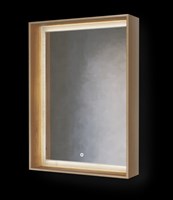 Зеркало Frame 60 Дуб трюфель с подсветкой  (Fra.02.60/DT) Fra.02.60/DT