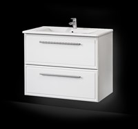 Тумба Quadro 75 подвесная Белая Qua.01.75/P/W (Qua.01.75/P/W) Qua.01.75/P/W