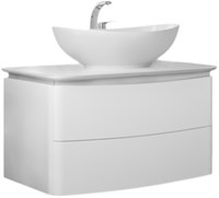 Тумба под раковину Raval Moon 75 подвесная Moo.01.75/P/W (Moo.01.75/P/W) Moo.01.75/P/W