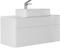 Тумба под раковину Raval Pure 100 подвесная Pur.01.100/P/W (Pur.01.100/P/W) Pur.01.100/P/W