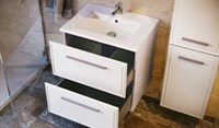 Тумба под раковину Raval Quadro 60 подвесная Qua.01.60/P/W (Qua.01.60/P/W) Qua.01.60/P/W