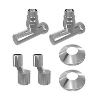 Комплект подключения Lemark LM03412R с круглыми вентилями LM03412R