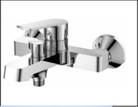 Смеситель для ванны RUSH Balearic BA3935-44 с душем короткий излив хром (BA3935-44) BA3935-44