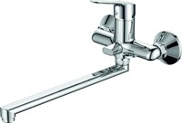 Смеситель для ванны RUSH Crete CR3535-51 с душем длинный излив хром (CR3535-51) CR3535-51