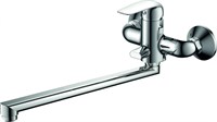 Смеситель для ванны RUSH Fiji FI1835-51 с душем длинный излив хром (FI1835-51) FI1835-51