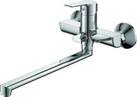 Смеситель для ванны RUSH Victoria VI7135-16 с душем длинный излив хром (VI7135-16) VI7135-16