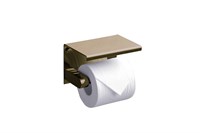 Держатель туалетной бумаги с полкой RUSH Edge ED77141 Bronze (ED77141 Bronze) ED77141 Bronze