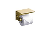Держатель туалетной бумаги с полкой RUSH Edge ED77141 Gold (ED77141 Gold) ED77141 Gold