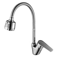 Смеситель для кухни Rossinka S35-26 с гибким изливом S35-26