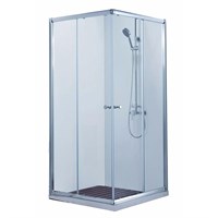 Душевой уголок BRAVAT Drop без поддона две раздвижные двери 900x900x2000  (BS090.2200A) BS090.2200A