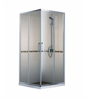 Душевой уголок BRAVAT Line без поддона две раздвижные двери 900x900x2000  (BS090.2202A) BS090.2202A