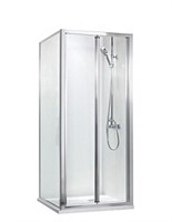 Душевой уголок BRAVAT Line без поддона с одной складной дверью 900x900x2000  (BS090.2122A) BS090.2122A
