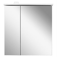 Зеркальный шкаф Am.Pm Spirit V2.0 60 с подсветкой R Белый  (M70AMCR0601WG) M70AMCR0601WG