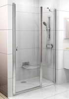 Душевая дверь Ravak Chrome CSD2-120 белый+транспарент  (0QVGC100Z1) 0QVGC100Z1