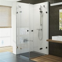 Душевой уголок прямоугольный Ravak Brilliant BSRV4-90 хром+транспарент  (1UV77A00Z1) 1UV77A00Z1