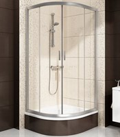 Душевой уголок полукруглый Ravak Blix BLCP4-80 Sabina блестящий+транспарент  (3B240C40Z1) 3B240C40Z1