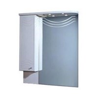 Зеркальный шкаф Aquaton Домус 95 L белый  (1A001002DO01L)