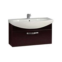 Тумба под раковину Aquaton Ария 80 подвесная темно-коричневая  (1A141701AA430) 1A141701AA430
