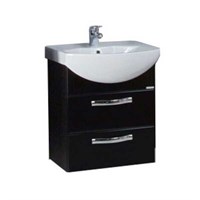 Тумба под раковину Aquaton Ария 50 М подвесная черный  (1A140001AA950) 1A140001AA950