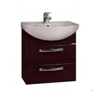 Тумба под раковину Aquaton Ария 50 М подвесная темно-коричневая  (1A140001AA430) 1A140001AA430