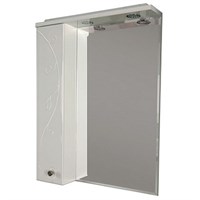 Зеркальный шкаф Aquaton Лиана 60 L белый  (1A162702LL01L) 1A162702LL01L