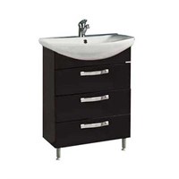 Тумба под раковину Aquaton Ария 65 Н темно-коричневая  (1A123401AA430) 1A123401AA430