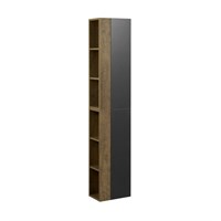 Шкаф - колонна Aquaton Терра 1-створчатый коричневый, антрацит  (1A247503TEKA0) 1A247503TEKA0