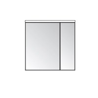Зеркальный шкаф Aquaton Брук 80 белый  (1A200602BC010)
