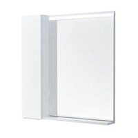 Зеркальный шкаф Aquaton Рене 80 белый, грецкий орех  (1A222502NRC80)