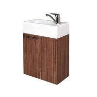 Тумба под раковину Aquaton Эклипс подвесная эбони темный  (1A172701EK560) 1A172701EK560