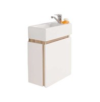Тумба под раковину Aquaton Эклипс М подвесная эбони светлый R  (1A172801EK49R) 1A172801EK49R
