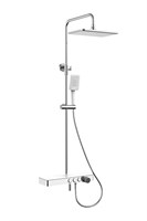 Тропическая душевая система со смесителем для ванны и полкой RUSH  (PL5535-60) PL5535-60
