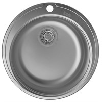 Мойка IDDIS Focus нерж. сталь матовая D 510мм (OSESB00B02) OSESB00B02
