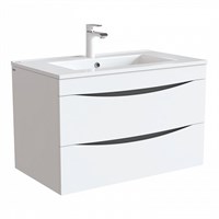 Тумба с раковиной IDDIS Cloud 80 подвесная белая (CLO80W0i95K) CLO80W0i95K