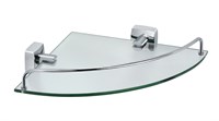 Полка стеклянная угловая Fixsen Kvadro FX-61303A (FX-61303A) FX-61303A
