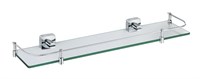 Полка стеклянная с ограничителем Fixsen Kvadro FX-61303B (FX-61303B) FX-61303B