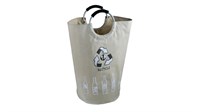 Корзина для белья FIXSEN LOFT STYLE с алюминиевыми ручками бежевая  (FX-1012) FX-1012