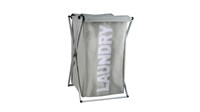 Корзина для белья FIXSEN LOFT STYLE складная серая  (FX-1023) FX-1023