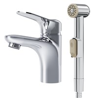 Смеситель для раковины AM.PM Sunny F85C03000 с гигиеническим душем, Хром F85C03000