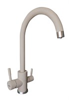 Смеситель для кухни с краном питьевой воды Ewigstein 3423516  (34235165 тем-беж) 34235165 темно-бежевый