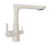 Смеситель для кухни с краном питьевой воды Ewigstein 3223515  (32235155 тем-беж) 32235155 темно-бежевый