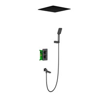 Душевая система встроенная с термостатом Timo Petruma (SX-5019/03SM) черный SX-5019/03SM