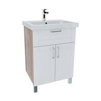 Тумба напольная 60 см белая/под дерево IDDIS New Sena (NSE60W2i95) NSE60W2i95