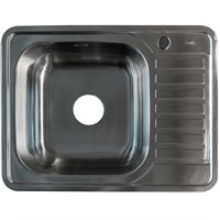 Мойка IDDIS Basic нержавеющая сталь сатин чаша слева 650*500 (BAS65SLi77) BAS65SLi77