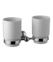 Стакан с держателем Lemark Standard LM2142C, двойной LM2142C